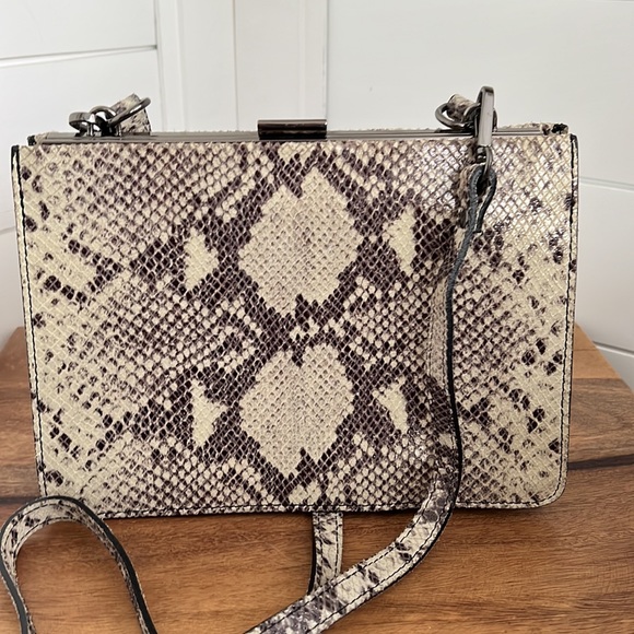 Vintage python embossed leather, made in Italy - Picture 6 of 17